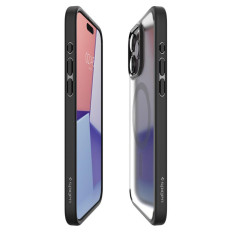 Etui Ultra Hybrid Mag från Magsafe på iPhone 15 Pro Max Transparent-Svart