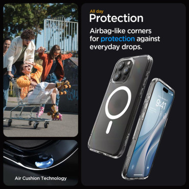 Ultra hibrid mag primeru z magsafe na iPhone 15 Pro prosojno