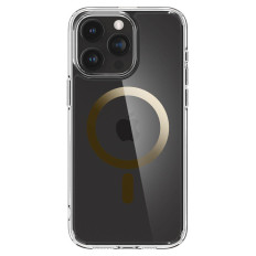 Etui Ultra Hybrid Mag de Magsafe en el iPhone 15 Pro Max Gold