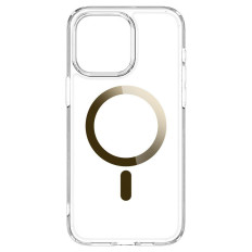Etui Ultra Hybrid Mag van Magsafe op iPhone 15 Pro Max Gold