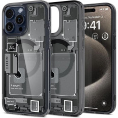 Etui Ultra Hybrid Mag från Magsafe på iPhone 15 Pro Max Gray-Black