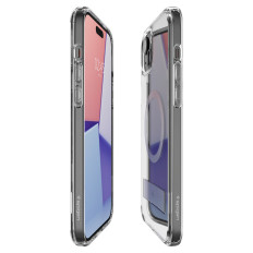 Caso Magsafe ultra híbrido com um suporte para iphone 15 mais em forma de plus
