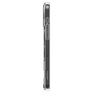 Ultra Hybrid s Magsafe Case med ett stativ för iPhone 15 Pro transparent