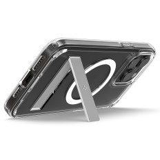 Ultra Hybrid s Magsafe Case med ett stativ för iPhone 15 Pro transparent