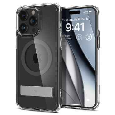 Ultra Hybrid S Magsafe Case s stojalom za iPhone 15 Pro grafit