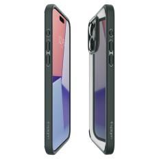 Etui ultra hybrid auf iphone 15 pro max dunkelgrün