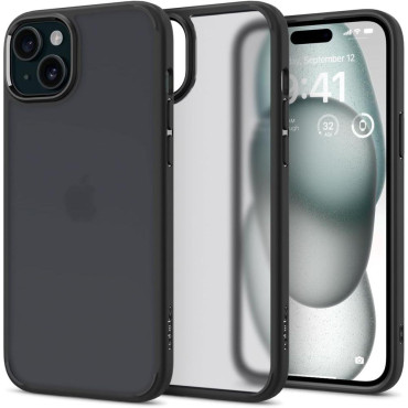 Ultra Hybrid Case op iPhone 15 Transparantie-zwart