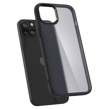 Ultra Hybrid Case op iPhone 15 Transparantie-zwart