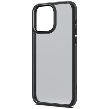 Ultra hibridni slučaj na iPhone 15 Pro Transparentno-crno