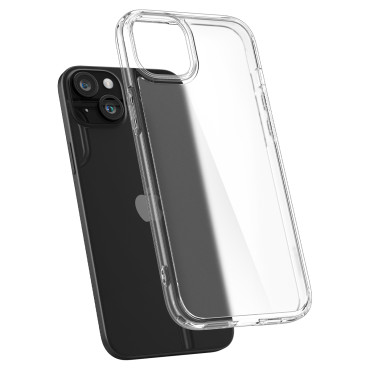 Ultra Hybrid case on iPhone 15 Plus transparent