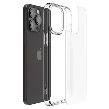 Ultra Hybrid Case på iPhone 15 Pro Transparent