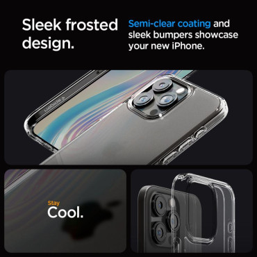 ETUI Ultra Hybrid uz iPhone 15 Pro Max Caurspīdīga