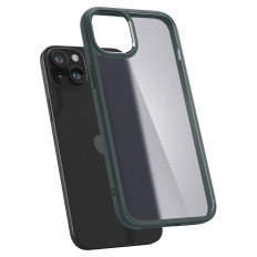 Caso ultra ibrido su iPhone 15 Green scuro