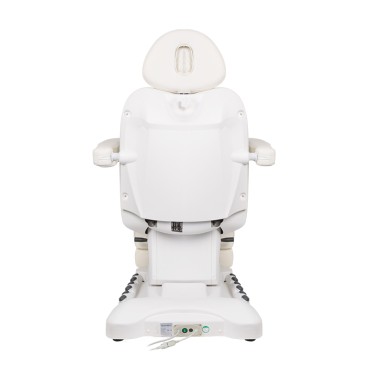 Silla Eléctrica Cosmética AZZURRO 708BS PEDI PRO EXCLUSIVE 3 Motores con Calefacción — vista trasera