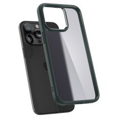 Boîtier Ultra hybride sur iPhone 15 Pro Dark Green