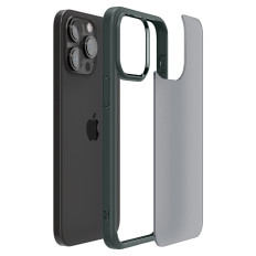 Etui Ultra Hybrid op iPhone 15 Pro Max Dark Green