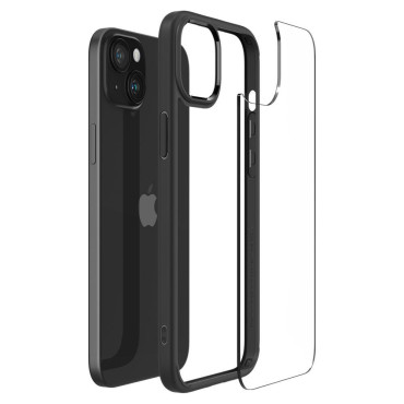 Ultra hibridni slučaj na iPhone 15 crna mat