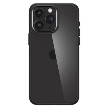 Ultra Hybrid Case på iPhone 15 Pro Black Mat