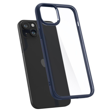 Υπερβολική υβριδική περίπτωση στο iPhone 15 μπλε