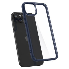 Ultra Hybrid Case op iPhone 15 Blue