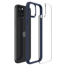 Ultra Hybrid Case op iPhone 15 Blue