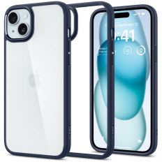 Ultra Hybrid Case op iPhone 15 Blue