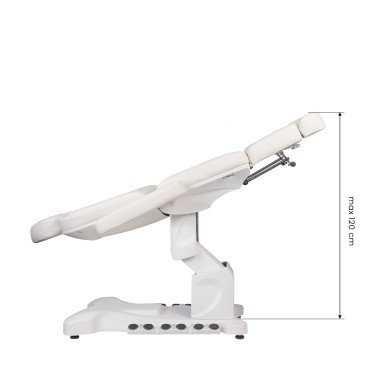 Fauteuil Électrique Cosmétique AZZURRO 708BS PEDI PRO EXCLUSIVE 3 Moteurs Chauffant — vue latérale
