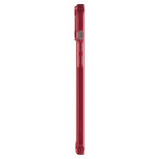 Ultra Hybrid Case auf dem iPhone 15 plus rot