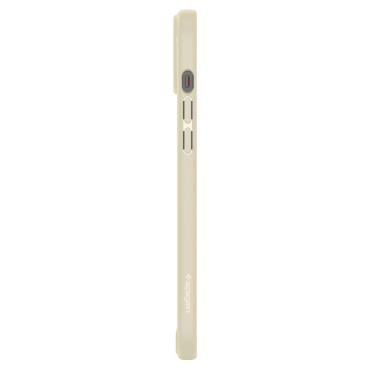 Ultra Hybrid Case op iPhone 15 Beige