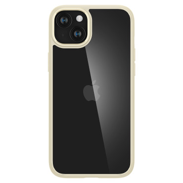 Ultra Hybrid περίπτωση στο iPhone 15 συν το μπεζ