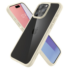 Etui Ultra hybride sur iPhone 15 Pro Max Beige