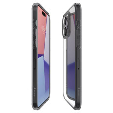 Ultra Hybrid case on iPhone 15 Pro Max Transparent-gray