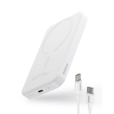 Mini PowerBank 5000Mah 20W + USB-C 20V / 3A Kábel Biela