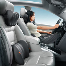Avtomobilska blazina za MACFRADE Headrest s pomnilnikom črne oblike