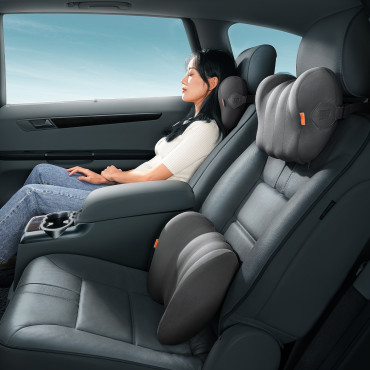 Avtomobilska blazina za MACFRADE Headrest s pomnilnikom črne oblike