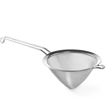 Kitajsko stožčasto sito z gosto mrežo iz jeklar.180mm- Hendi 647509