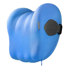 Almofada de carro para o encosto de cabeça do Comfortride com memória de forma azul