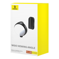 Rear-view wireless mirror with safety hammer Saferide black