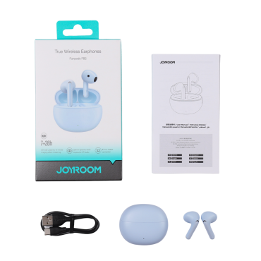 Fones de ouvido sem fio funpods jr-fb2 azul
