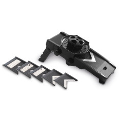 Slicer à main pour légumes professionnel - Ensemble de 5 accessoires type V - Hendi 222614