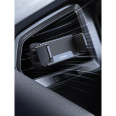 Support de voiture pour le téléphone sur une ventilation damier à damier