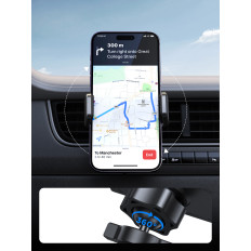 Držalo za avtomobile za telefon na preskusnem preskusnem preskusu