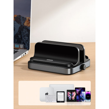 Holder stand on laptop tablet black phone