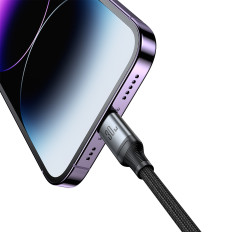 2In1 Cable Speedy Series USB-C - USB-C / iPhone Lightning 100W 1.5m Black