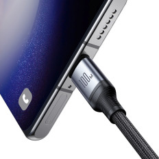 2in1 kábel gyors sorozatú sorozat USB-C - 2x USB-C 1.5m fekete