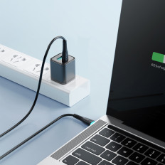 Câble câble câble série USB-C - USB-C 60W 1M Noir
