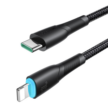 Kabeļu kabelis iPhone Starry Series USB-C - Zibens 30W 1m melns
