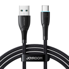 Kabelski kabelski kabel USB-A - USB-C 100W 1M črna