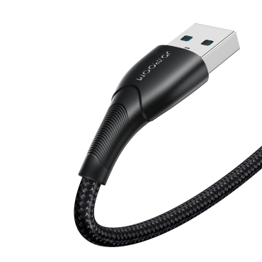 Kabelski kabelski kabel USB-A - USB-C 100W 1M črna
