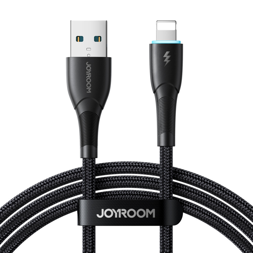 Kabelski kabel za iPhone Starry Series USB-A - Lightning 3A 1M črna
